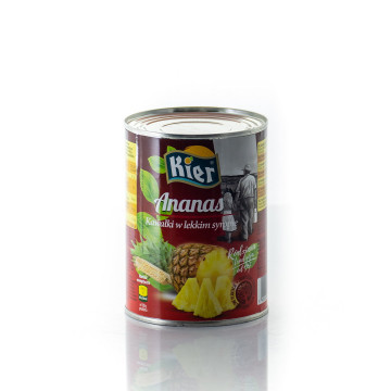 Ananas kostka 580ml 565/340g KIER