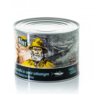 Tuńczyk w sosie własnym duże kawałki 1715g KIER