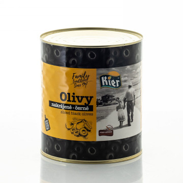 Oliwki czarne cięte 3000/1550g KIER
