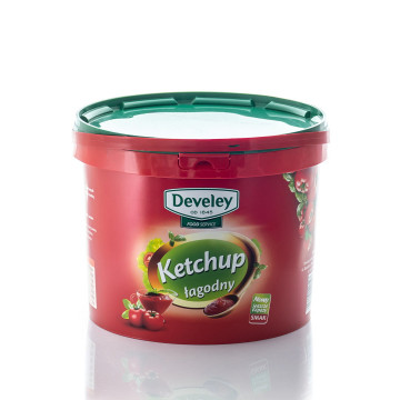 Ketchup łagodny wiadro 5500g DEVELEY
