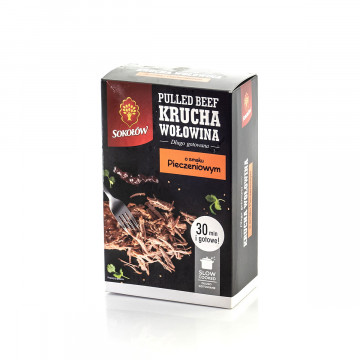 Krucha wołowina o smaku pieczeniowym 450g SOKOŁÓW