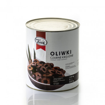 Oliwki czarne cięte 3,05kg Let's Cook