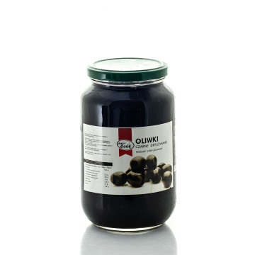 Oliwki czarne drylowane 1000ml/500g Let's Cook
