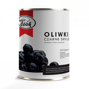 Oliwki czarne drylowane 3050g Lets Cook
