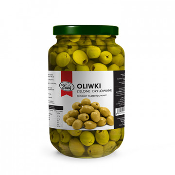 Oliwki zielone drylowane 1000ml/450g Lets Cook