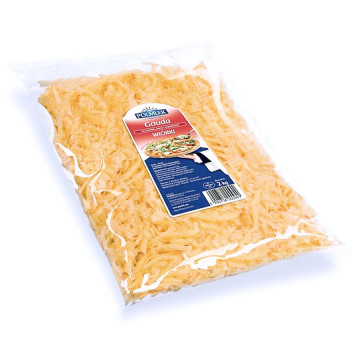 Ser gouda wiórki 2kg POLMLEK do pizzy